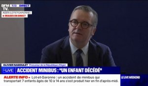 Accident dans le Lot-et-Garonne: "Le mis en cause a été placé en garde à vue", indique le procureur