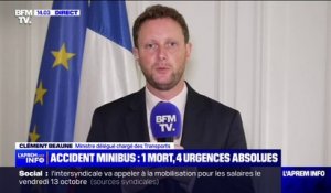 Accident dans le Lot-et-Garonne: Clément Beaune parle d'un "drame effroyable"
