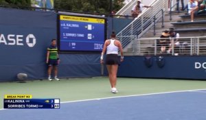 Kalinina - Sorribes Tormo - Les temps forts du match - US Open