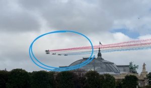 Mais pourquoi la Patrouille de France a survolé Paris ?