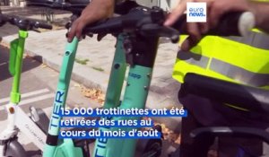 Paris dit "Bye Bye" aux trottinettes électriques en libre-service
