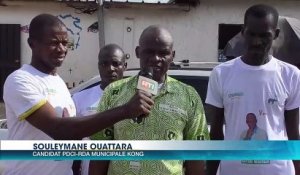 Souleymane Ouattara et Tiémoko Berté en campagne pour conquérir la mairie de Kong