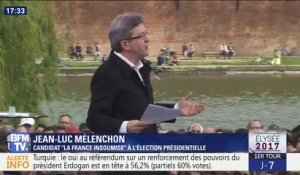 Jean-Luc Mélenchon fait une drôle de prédiction à Toulouse