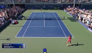Zheng - Bronzetti - Les temps forts du match - US Open