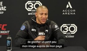 UFC Paris - Gane : "Je me devais de glorifier un petit peu mon image auprès de mon pays"