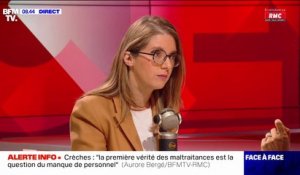 Crèches: l'objectif d'Aurore Bergé, ministre des Solidarités, est "de passer à un taux d'encadrement d'un adulte pour cinq enfants" au lieu d'un pour six