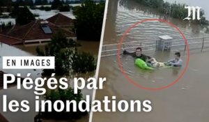 Grèce : des habitants coincés sur le toit de leur maison à cause des inondations