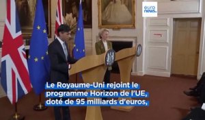 Le Royaume-Uni réintègre le programme de recherche de l'UE "Horizon Europe"