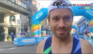 Jérôme Lechien, leader du challenge ville de Namur, à l'interview