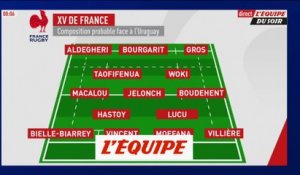 Une équipe de France largement remaniée face à l'Uruguay, avec Jelonch ? - Rugby - CM 2023