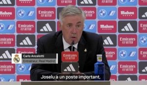 5e j. - Ancelotti : "Joselu a un poste important"