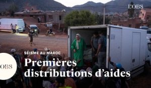 Maroc : de premières aides parviennent dans un village de montagne dévasté par le séisme