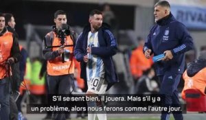 Argentine - Scaloni : "Messi était fatigué"