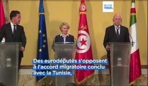 Les eurodéputés s'opposent à l'accord migratoire avec la Tunisie et dénoncent l'absence de résultats