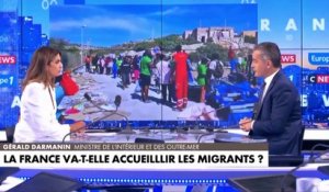 Lampedusa : «La France ne s'apprête pas à accueillir» une partie des migrants, assure Gérald Darmanin