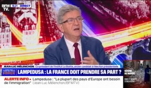 Immigration: "Il faut régulariser tous les travailleurs", affirme Jean-Luc Mélenchon