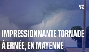 Mayenne: les images de l'impressionnante tornade à Ernée