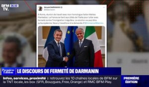 ÉDITO - Immigration: en Italie, "Gérald Darmanin joue sa crédibilité pour la suite"