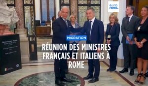 Rencontre des ministres de l'Intérieur français et italiens à Rome pour parler de l'immigration