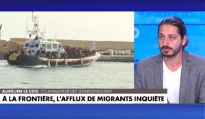 Aurélien Le Coq : «On n’est pas prêt à accueillir les gens […] alors qu’il va y avoir une augmentation de l’immigration»