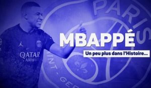 PSG - Mbappé égale Thierry Henry