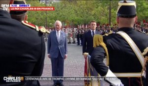 Charles III à Paris: les hymnes "God Save the King" et la "Marseillaise" joués devant l'Arc de Triomphe