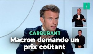 Carburant : Macron demande aux distributeurs qu'il soit vendu à "prix coûtant"