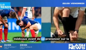 Choc à la Coupe du monde de rugby : les terribles images de la blessure d’Antoine Dupont révèlent une fracture de la mâchoire !