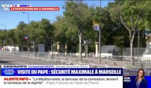 Marseille: 100.000 personnes attendues sur l'avenue du Prado pour la déambulation du pape François en papamobileue du Prado à Marseille