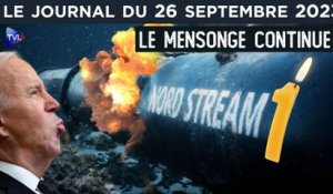 Nord Stream : les mensonges de guerre un an après - JT du mardi 26 septembre 2023