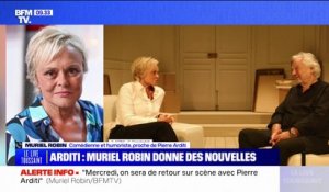 "Mercredi, on sera de retour sur scène": Muriel Robin donne des nouvelles de Pierre Arditi après son malaise sur scène