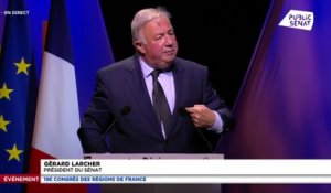 Congrès des régions : Gérard Larcher réclame une plus grande liberté d’action pour les collectivités