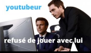Emmanuel Macron : Un énorme youtubeur français a refusé de jouer avec lui et s'explique