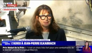 Obsèques de Jean-Pierre Elkabbach: "Souvent absent, il a tout sacrifié pour son métier" affirme sa fille, Emmanuelle Bach