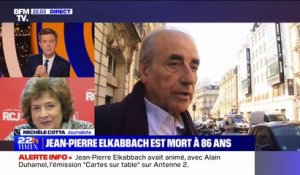 Décès de Jean-Pierre Elkabbach: "C'est quelqu'un qui a toujours recherché l'excellence", se souvient la journaliste Michèle Cotta