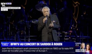 Rouen: Michel Sardou fait son retour sur scène