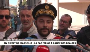 Le sous-préfet fait le point sur l’université fermée à Marseille à cause du trafic de drogue