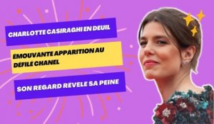 Charlotte Casiraghi en Deuil : Émouvante Apparition au Défilé Chanel, Son Regard Révèle sa Peine