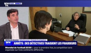 Arrêts maladie: "Quand on nous fait appelle, le doute n'est plus permis, parce que souvent ce sont des arrêts assez longs", explique Nicolas Bilbao (détective privé)