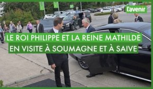 Le roi Philippe et la reine Mathilde en visite à Soumagne et Saive