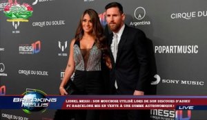 Lionel Messi : son mouchoir utilisé lors de son discours d’adieu  FC Barcelone mis en vente à une so