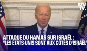 "Les États-Unis sont aux côtés d'Israël": Joe Biden réagit à l'attaque du Hamas sur Israël