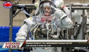 Thomas Pesquet : cet improbable cadeau qui va  son séjour à bord de l’ISS