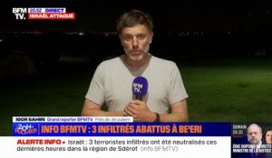 Israël: 3 terroristes infiltrés ont été neutralisés dans la région de Sdérot (information BFMTV)
