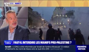 ÉDITO - Manifestation pro-Palestine: "Oui, on peut invoquer la démocratie mais à condition qu'on en respecte les lois et les principes"