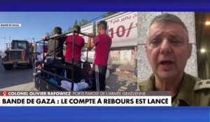 Colonel Olivier Rafowicz : «Le Hamas ne veut pas que les gens quittent la ville pour pouvoir créer un bouclier humain»
