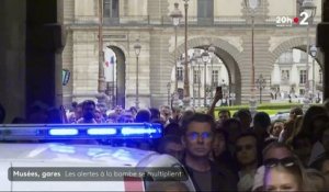 Vigilance Attentat : Regardez les images des évacuations hier du Musée du Louvre, du Château de Versailles et de la Gare de Lyon, après des alertes à la bombe