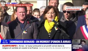 Attaque au couteau à Arras: "Notre douleur est vive et immense", assure Catherine Piecuch (FSU)