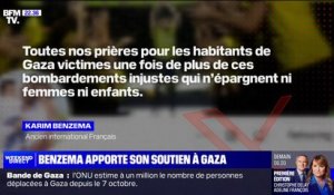 Karim Benzema, ancien international français, apporte son soutien à Gaza