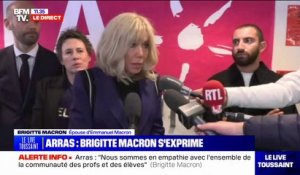 Enseignant tué à Arras: "Je sais ce que c'est d'appartenir à une communauté éducative", réagit Brigitte Macron